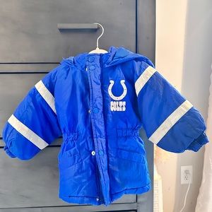 Vintage Colts baby puffer coat